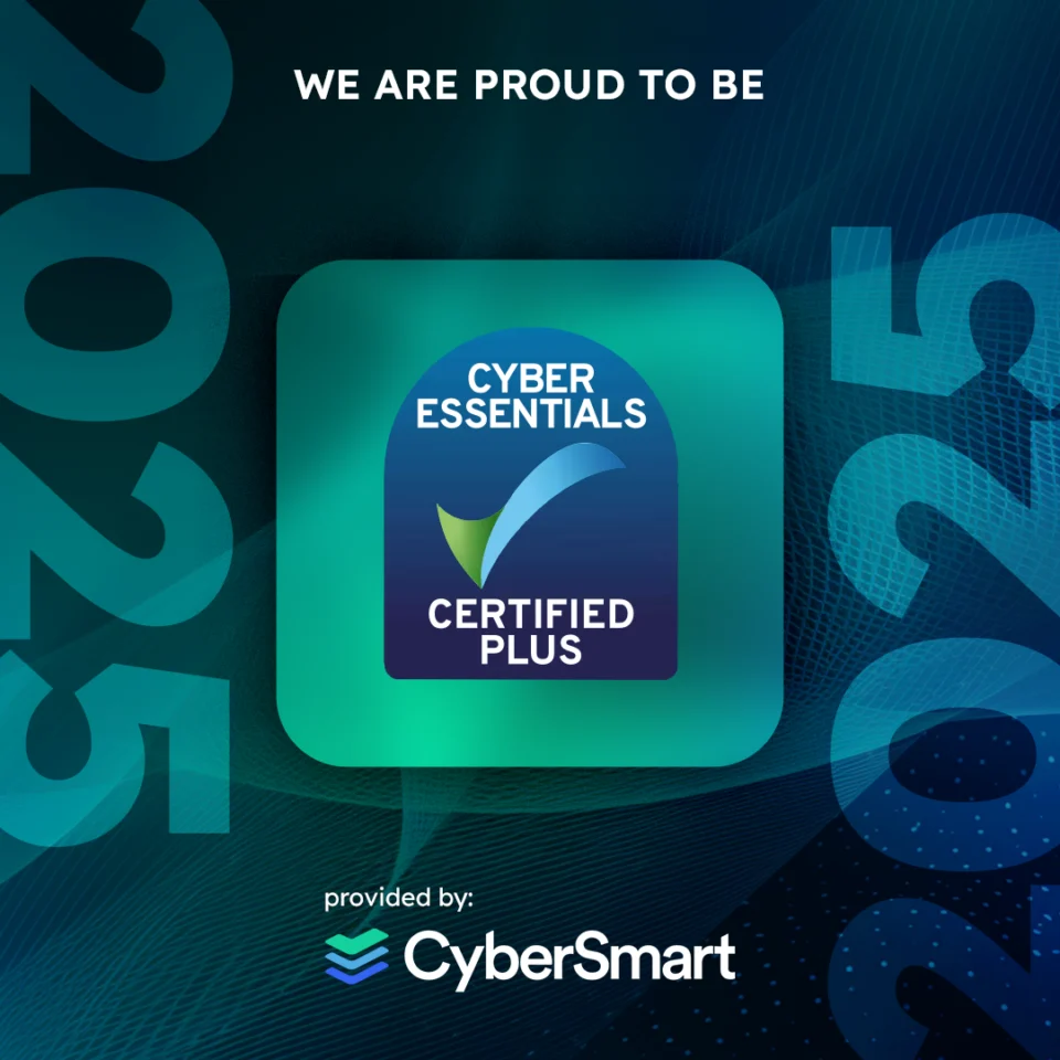 Cyber Essentials Plus certified by CyberSmart